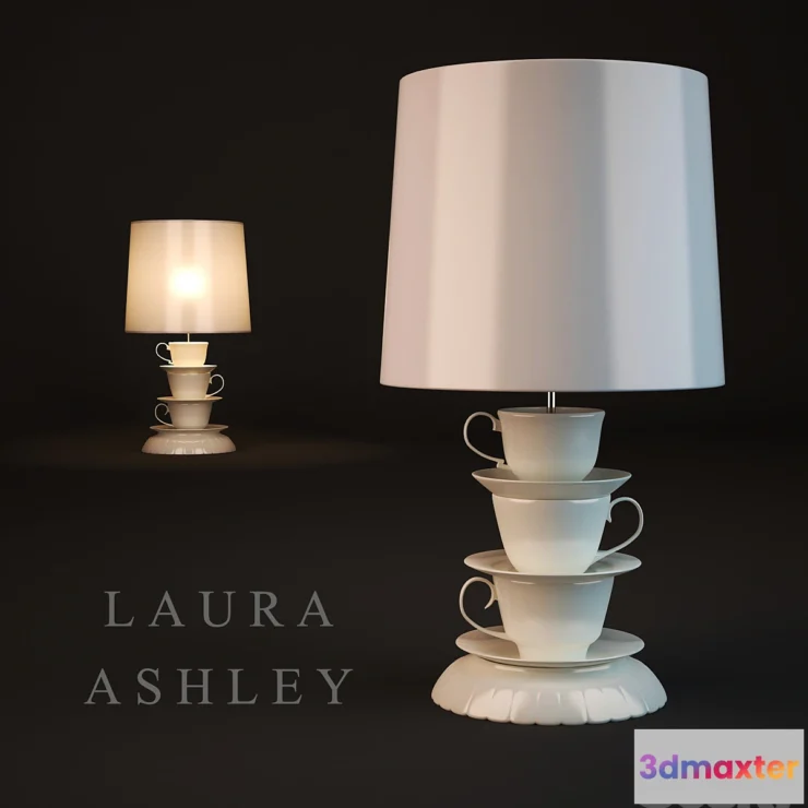 1293403 - Table Lamp (Laura Ashley) 3D Max