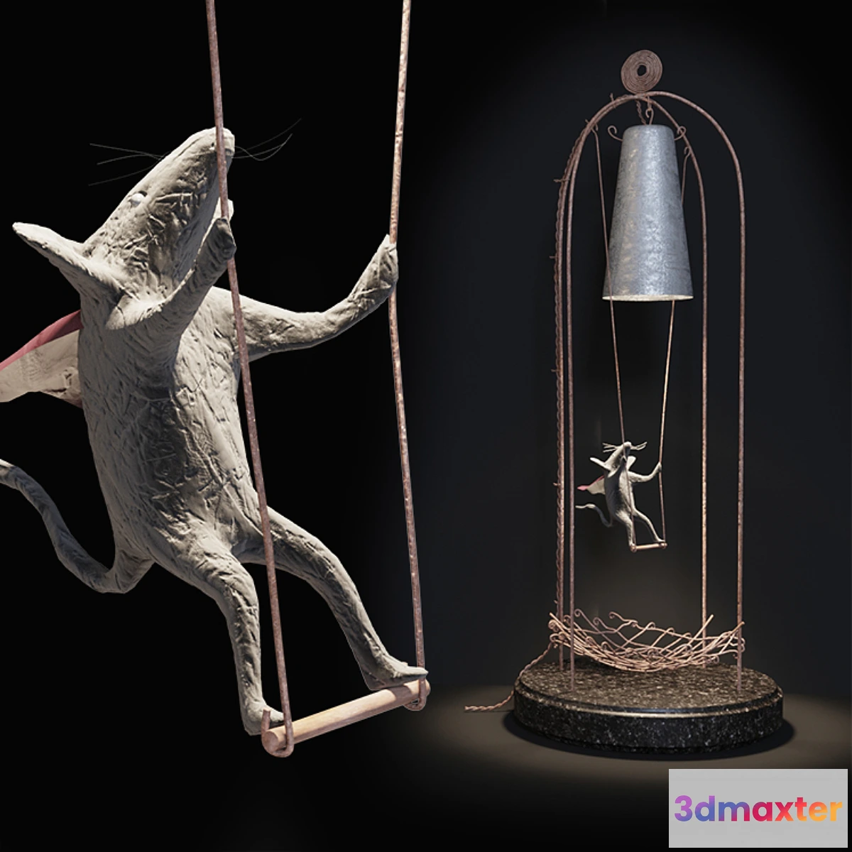 1293889 - Gilda on the trapeze 3D Max