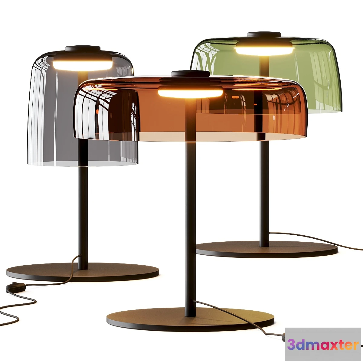 1298345 - Leds C4 Levels Table Lamps 3D Max