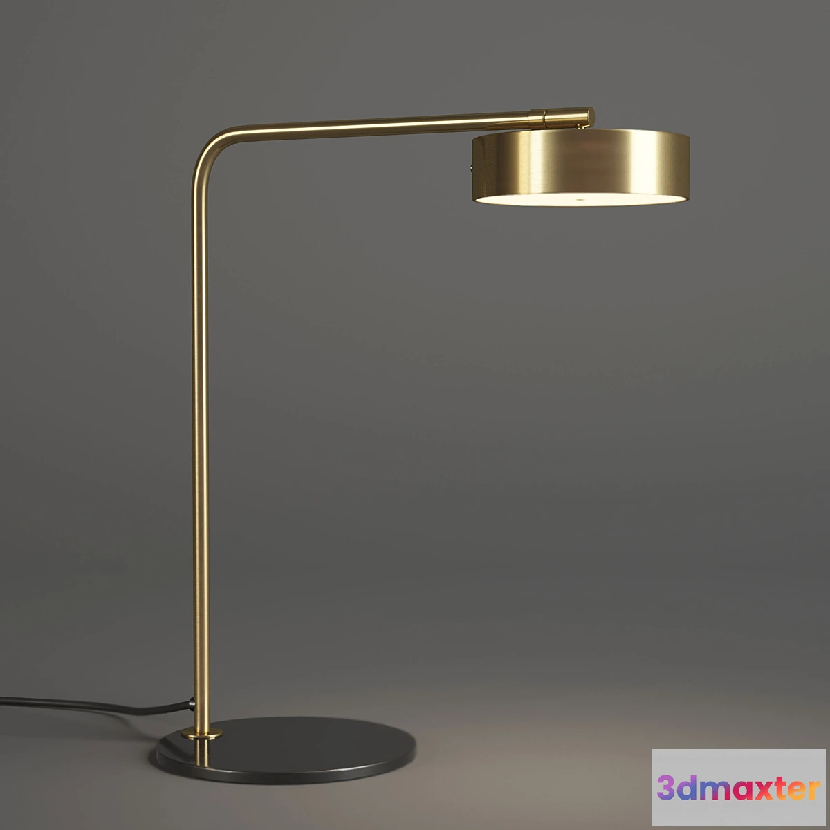 1299162 - Rubn James Table Lamp Brass 3D Max