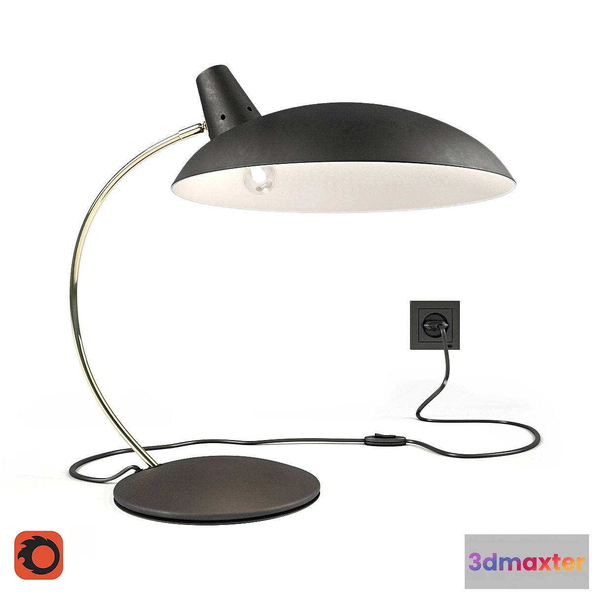 1301525 - Table lamp La Redoute Rosella 3D Max