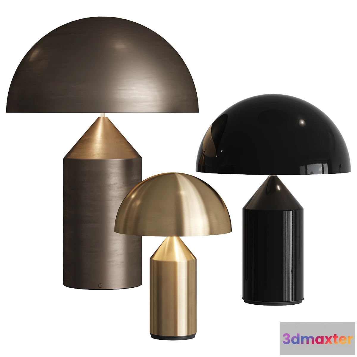 1304575 - Oluce atollo metal 3D Max