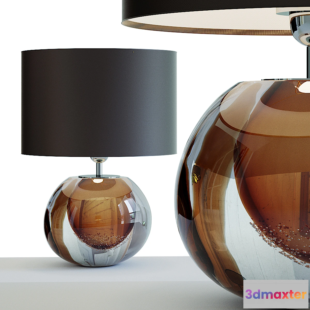 1310679 - Small Jewel Studio Art Glass Lamp.1 3D Max