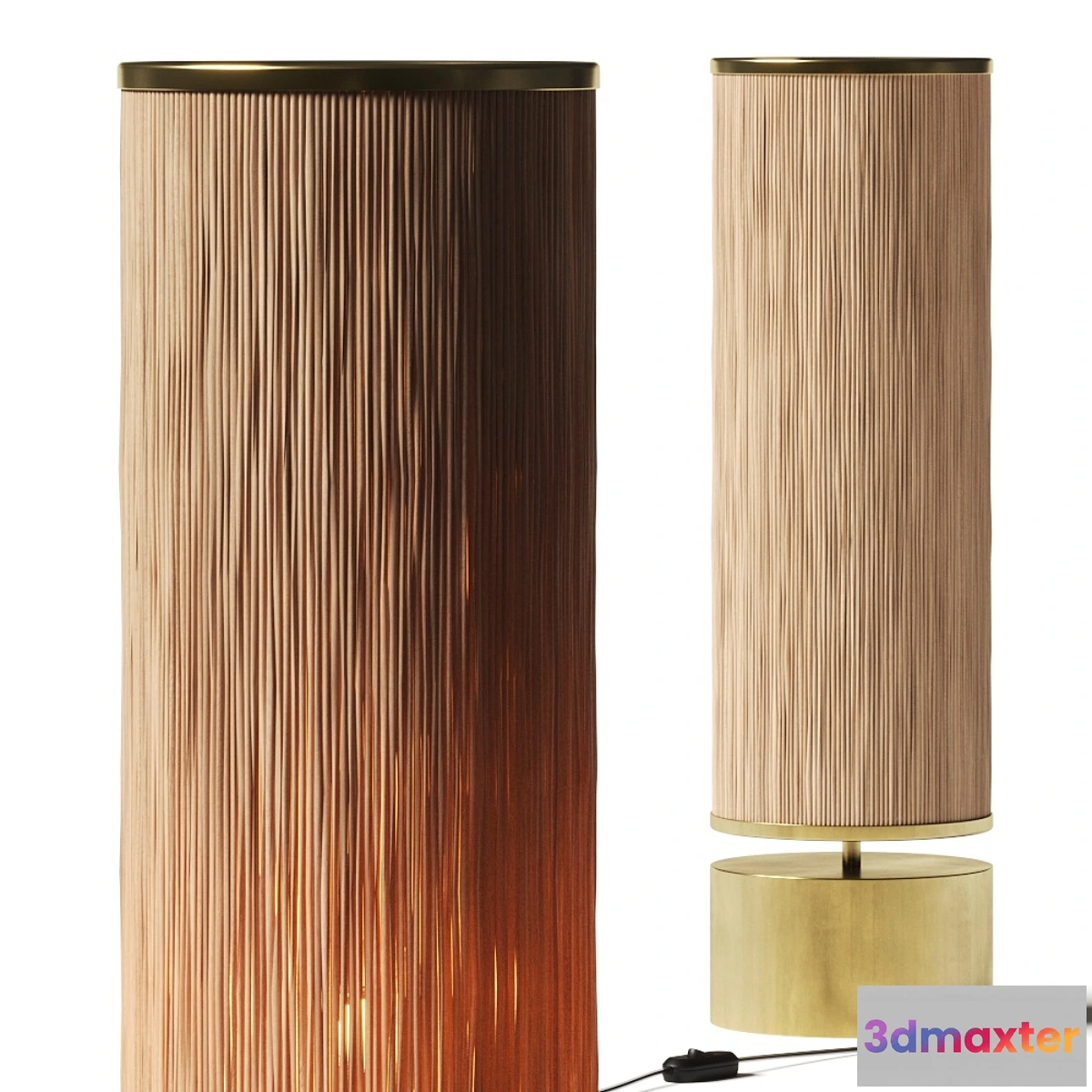 1313470 - CB2 Solana Pillar Table Lamp 3D Max