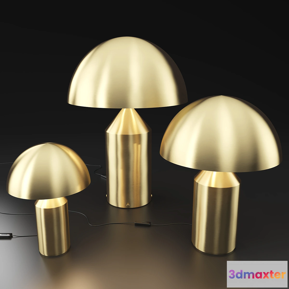 1318504 - Atollo metal Oluce 3D Max