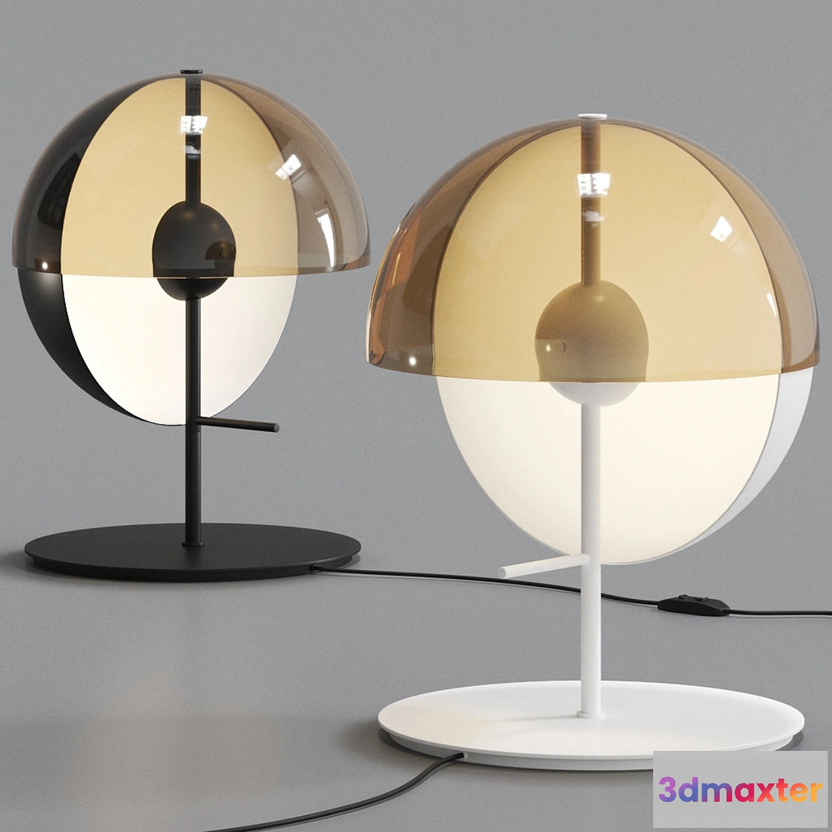 1319028 - Theia P Black by Marset Table lamp - No.2 3D Max