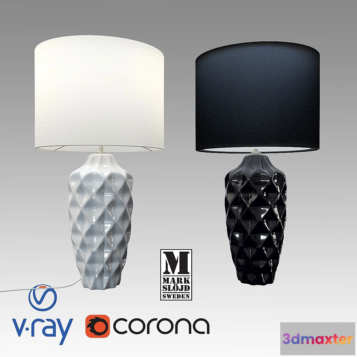 1320768 - Table lamp Angela firm Markslöjd Sweden. 3D Max