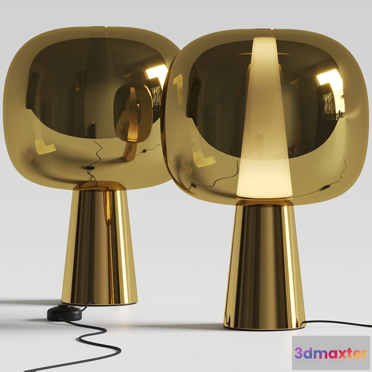 1327713 - Ghidini Dusk Dawn _ Lampatron Follett Table Lamp 3D Max