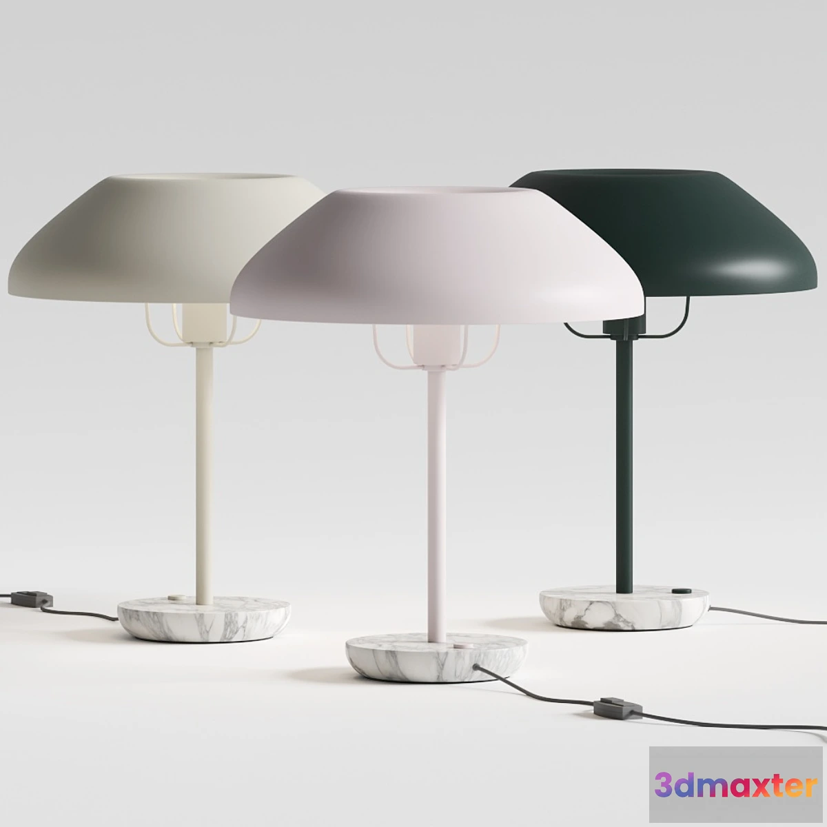 1329047 - Blu Dot Beau Table Lamps 3D Max