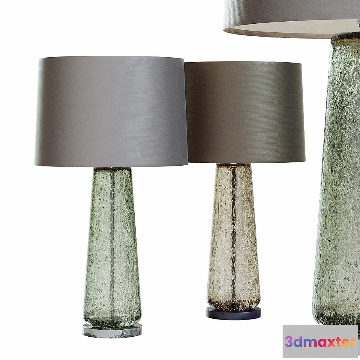 1330320 - Mid Century Studio Art Glass Lamp 3D Max