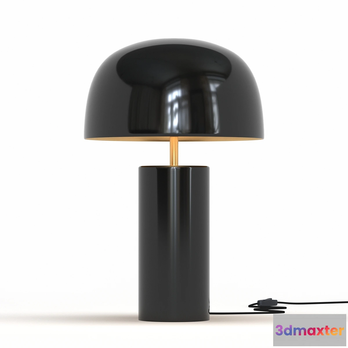 1344387 - Kare Table Lamp Loungy Black 3D Max