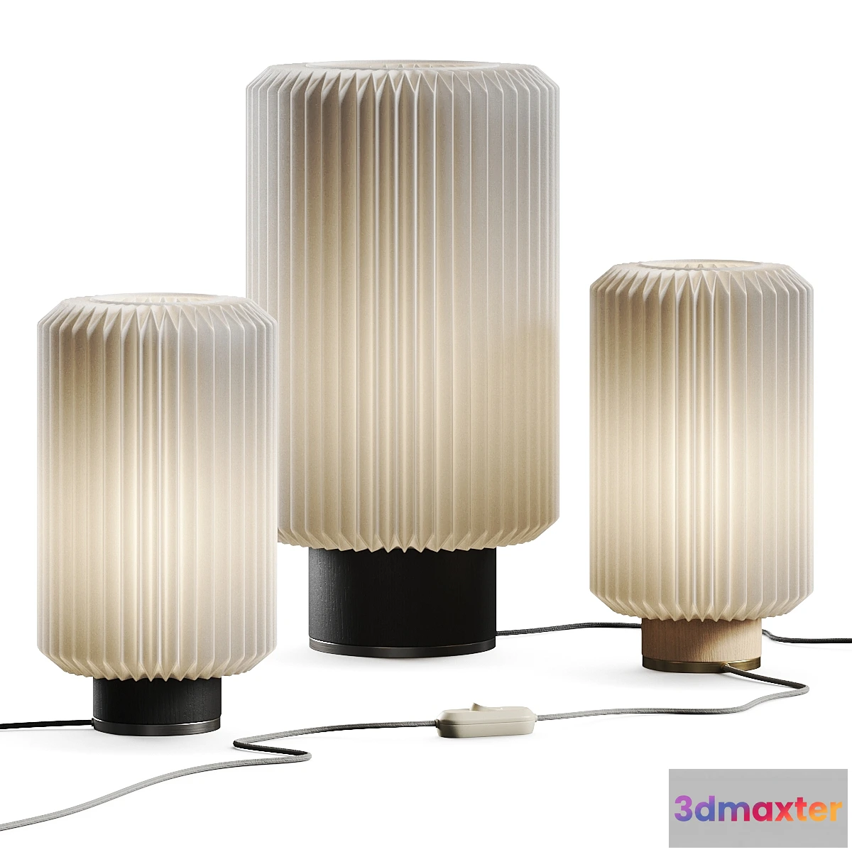 1344503 - Le Klint Cylinder Table Lamps 3D Max
