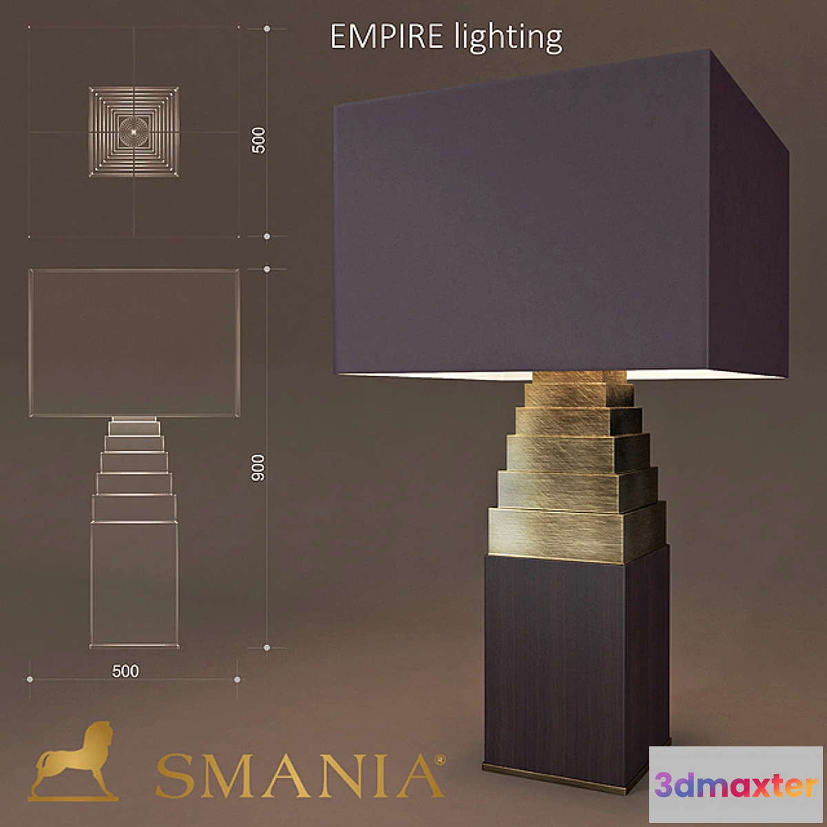1351380 - Smania Empire lighting 3D Max