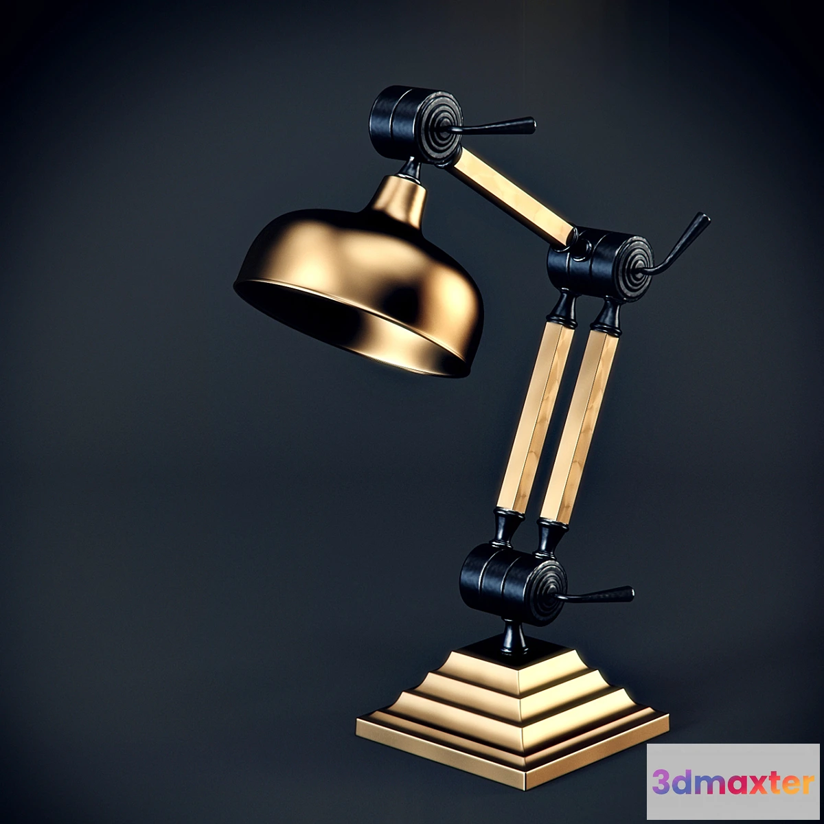 1351394 - Zaffero ORIN TABLE LAMP BRASS 3D Max