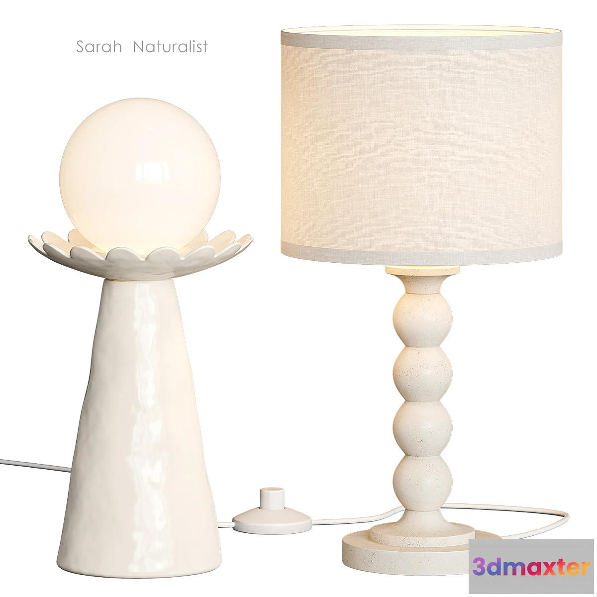1357035 - Naturalist Sarah West Elm Table Lamp 3D Max