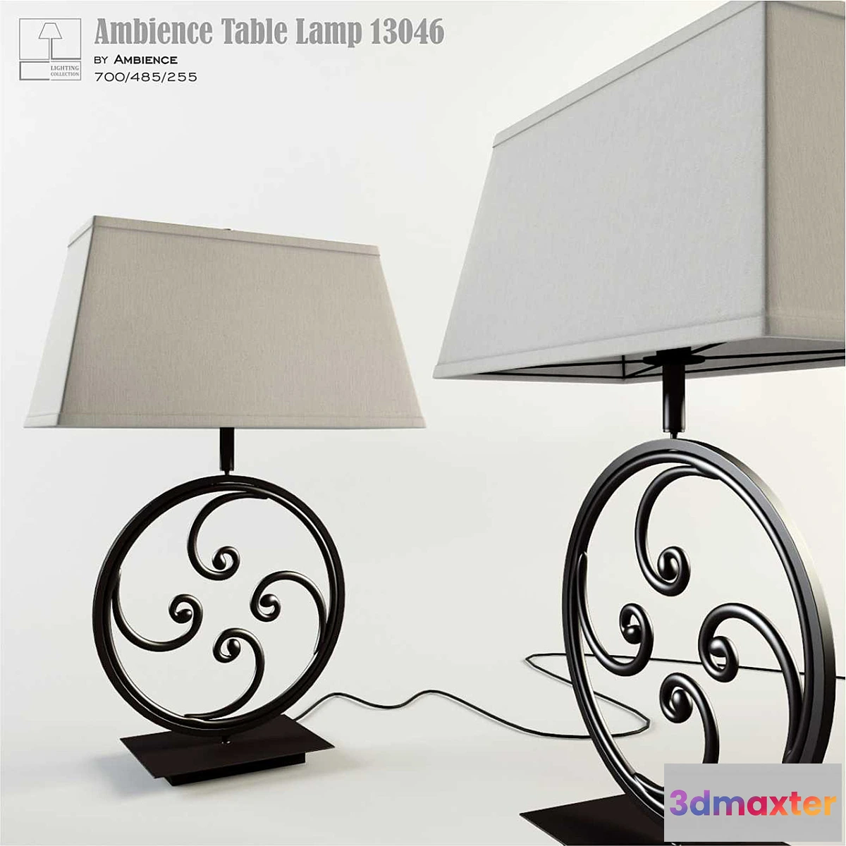 1393124 - Ambience Table Lamp 13046 3D Max