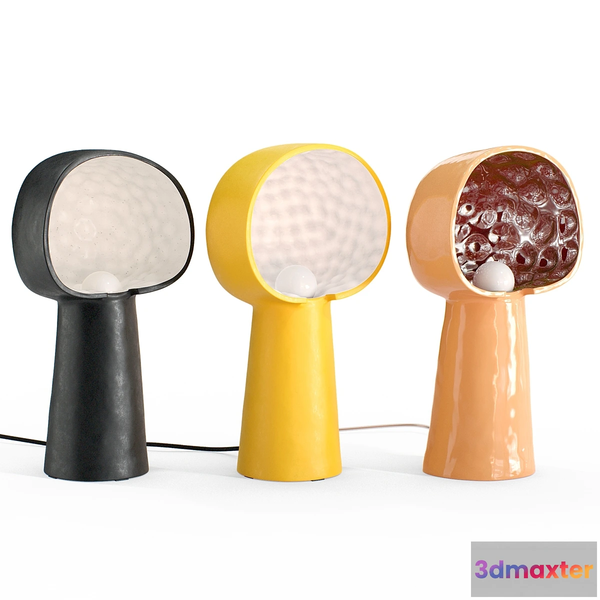 1394608 - Table lamp set Keni large 3D Max