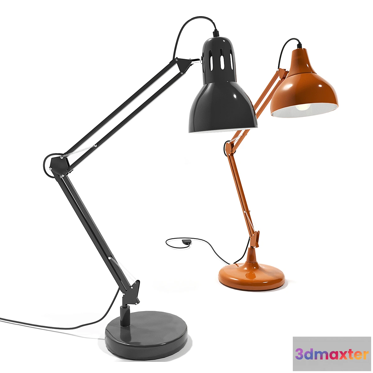 1396814 - Set table lamp 2 3D Max