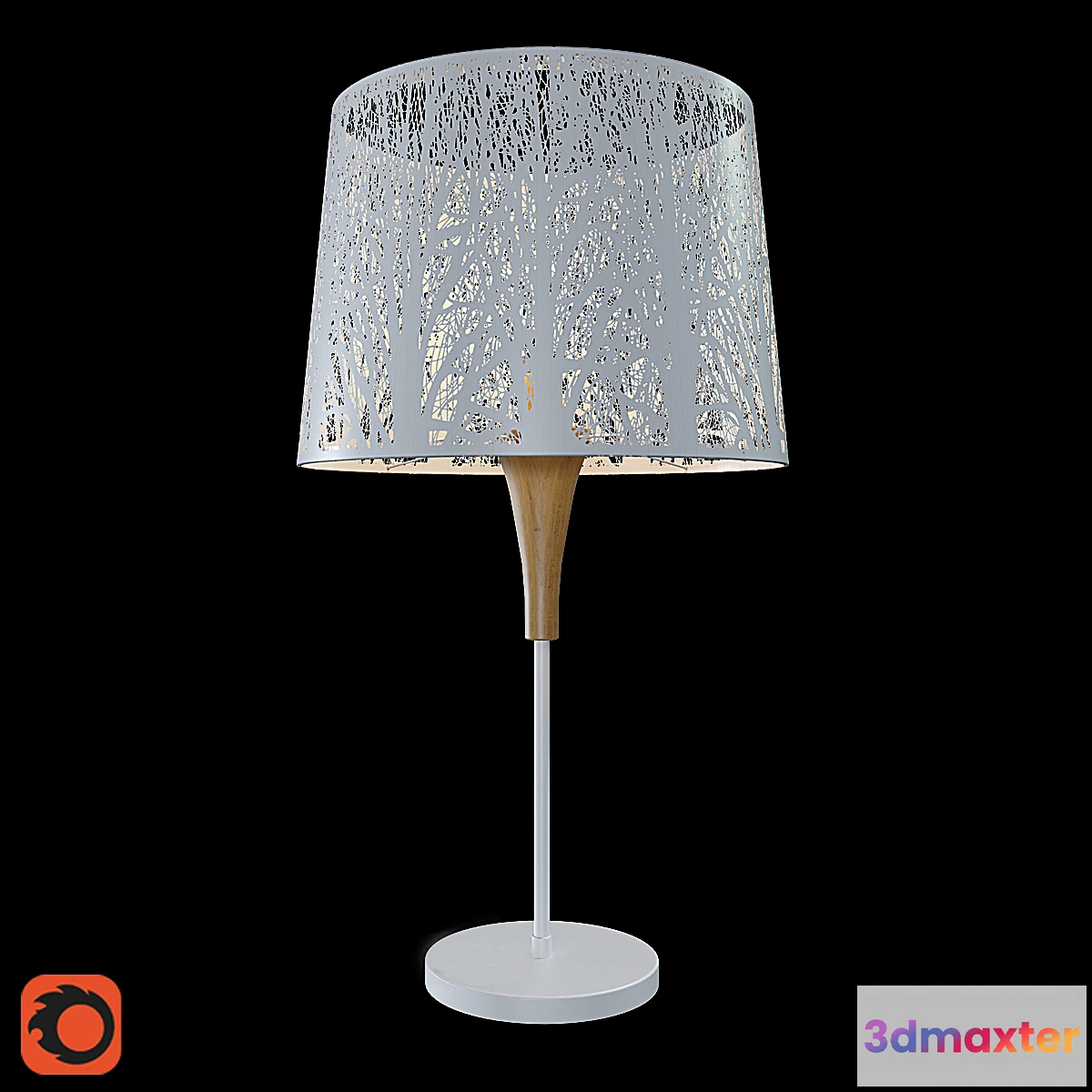 1397918 - Maytoni MOD029-TL-01-W Lantern 3D Max