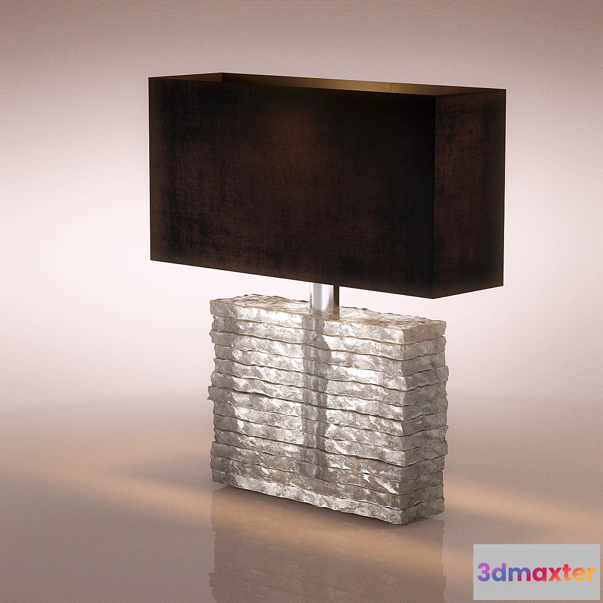 1400782 - table lamp GLB16 CRYSTAL STRATA LAMP 3D Max