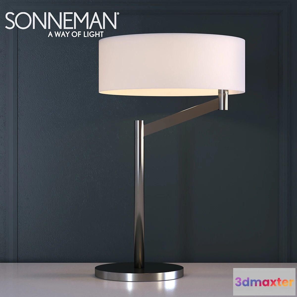 1402562 - Sonneman Perch Swing Arm Table Lamp 3D Max