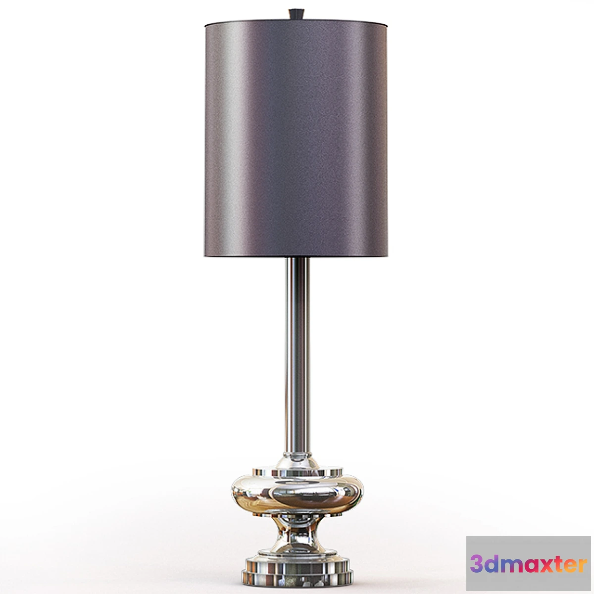 1405486 - Uttermost Jelani Buffet Lamp - Silver 3D Max