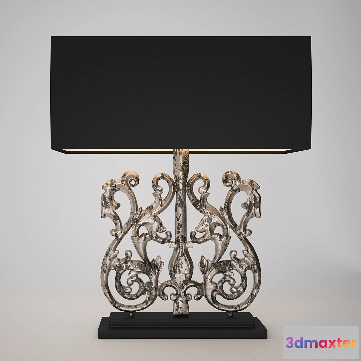 1406402 - Fleur Silver Medium. Heathfiel 3D Max