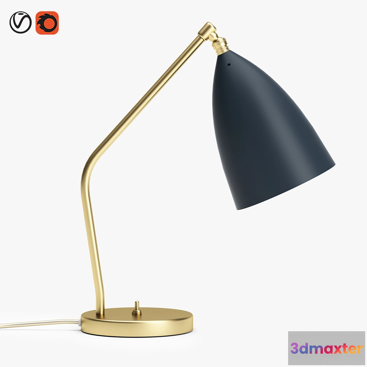 1409436 - Gubi grashoppa table lamp 3D Max