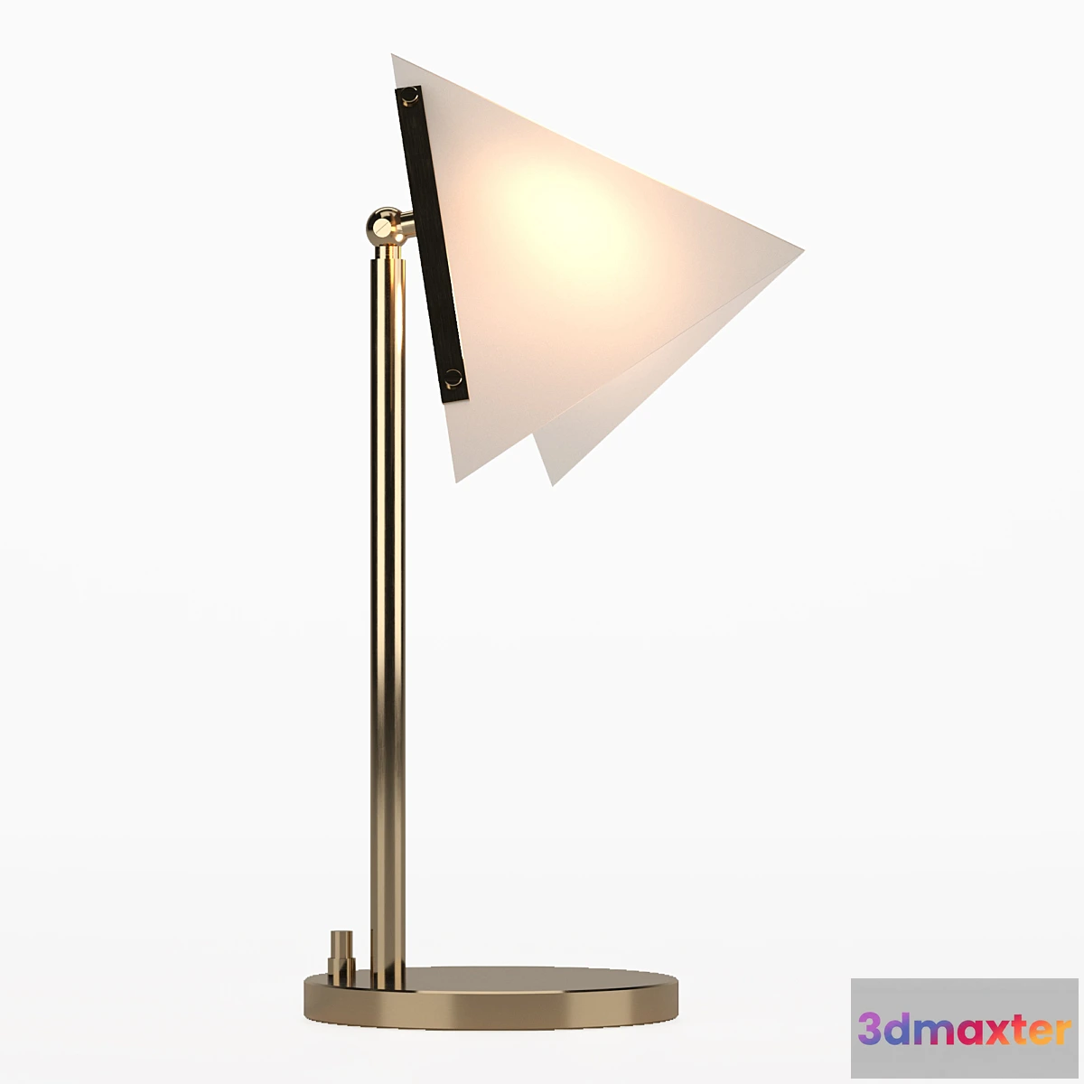 1418750 - FORMA ROUND BASE TABLE LAMP Brass Loft Concept 43.31 3D Max