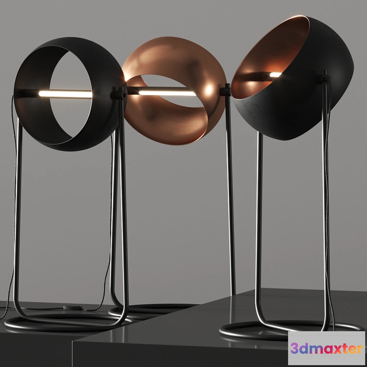 1420426 - Laurameroni Globe Table Lamps 3D Max