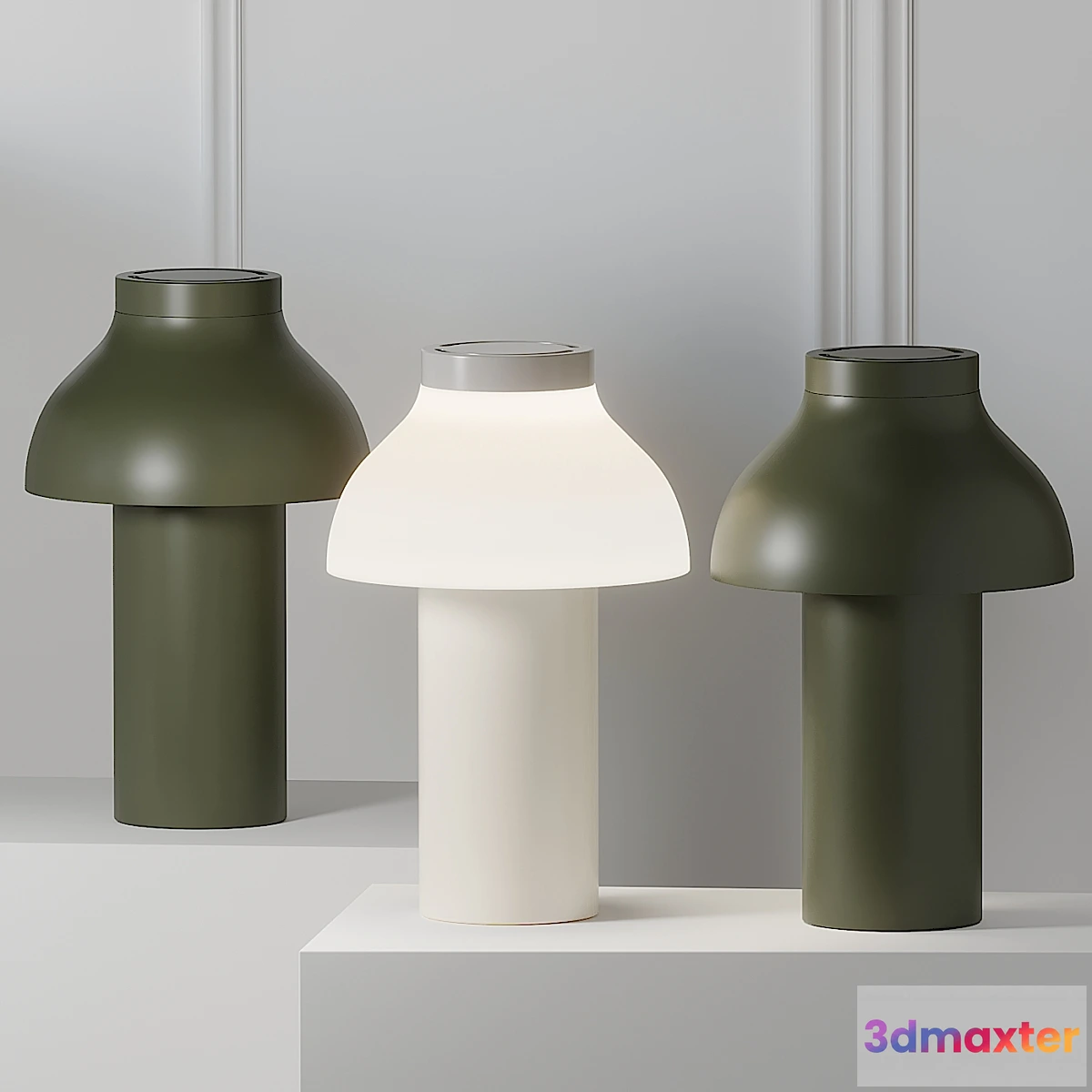 1423178 - HAY PC PORTABLE LAMP from GARMENTORY 3D Max