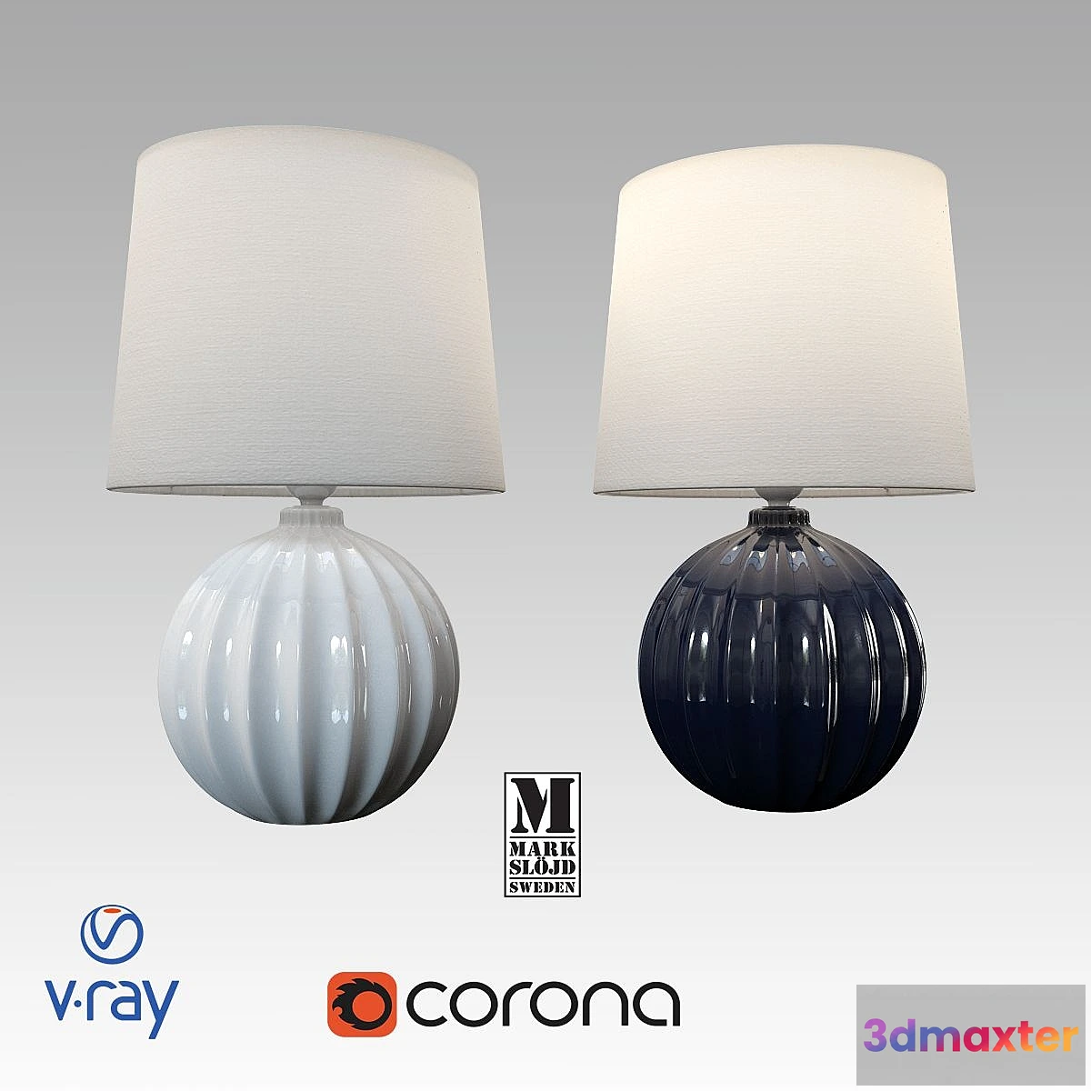 1425434 - Table lamp Melanie firm Markslöjd Sweden. 3D Max