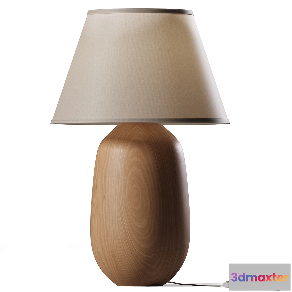 1427690 - Percy Oak Table Lamp 3D Max