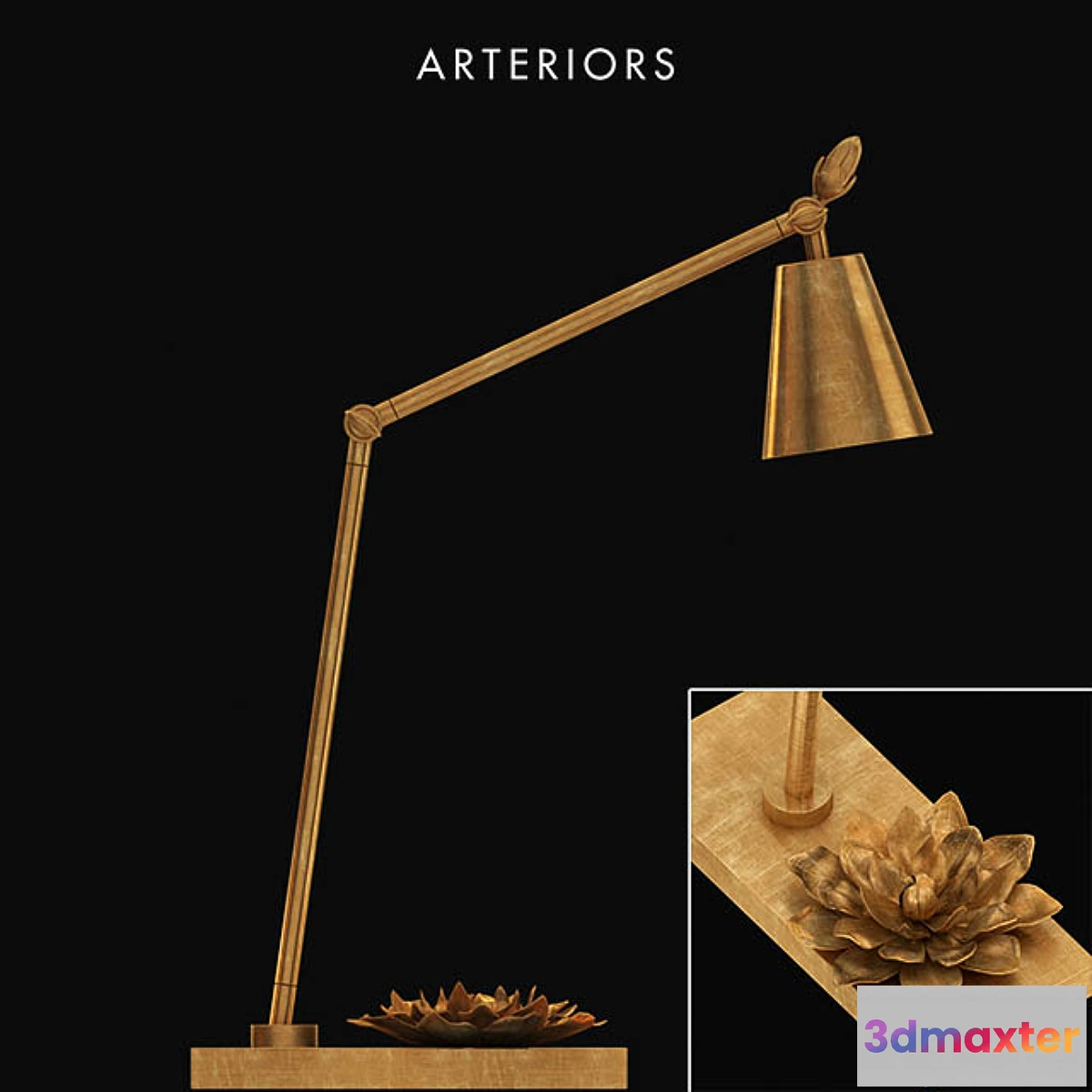 1428094 - Arteriors Corsage lamp 3D Max