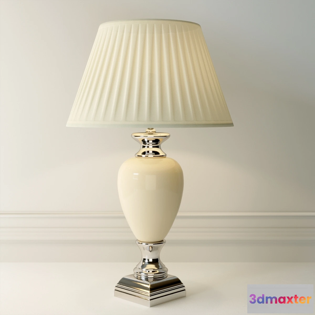 1429474 - Ceramic table lamp A5199LT-1WH SPHERE 3D Max