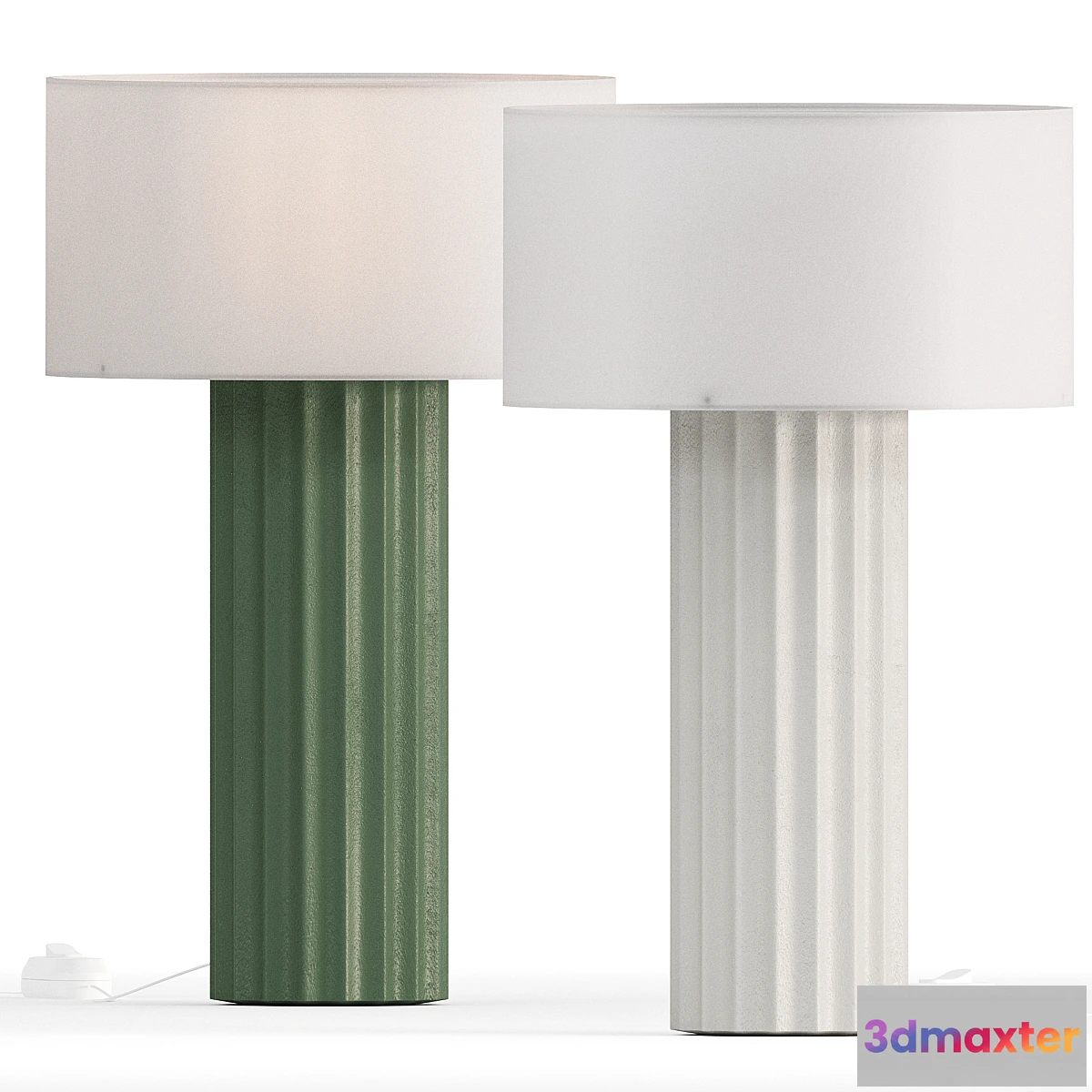 1429930 - Milk & Sugar Cooper Table Lamp 3D Max