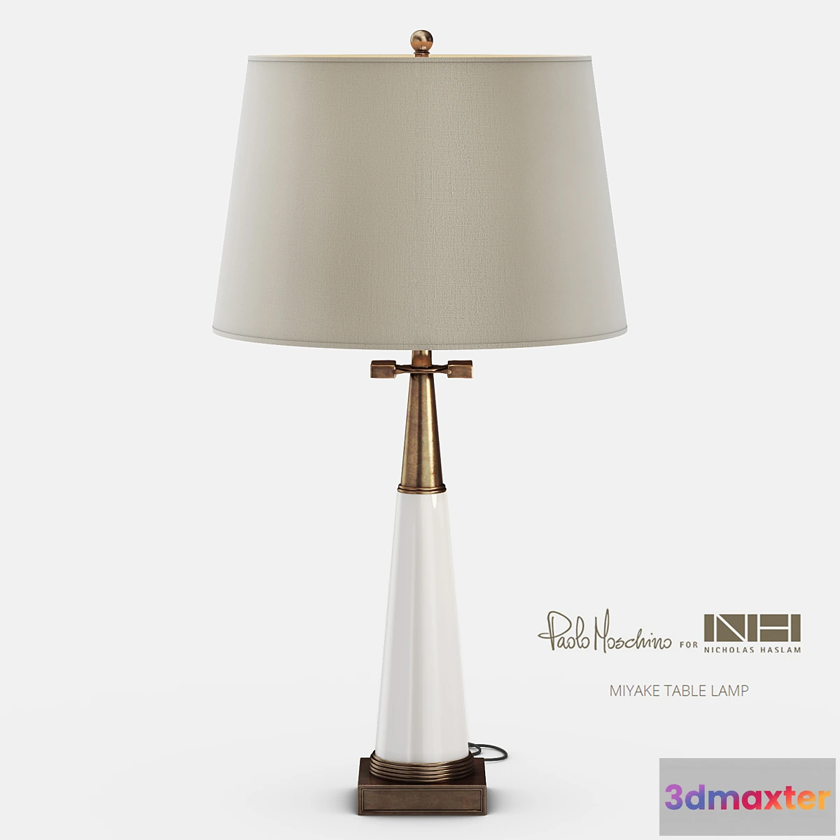 1431108 - Nicholas Haslam Miyake Table Lamp 3D Max