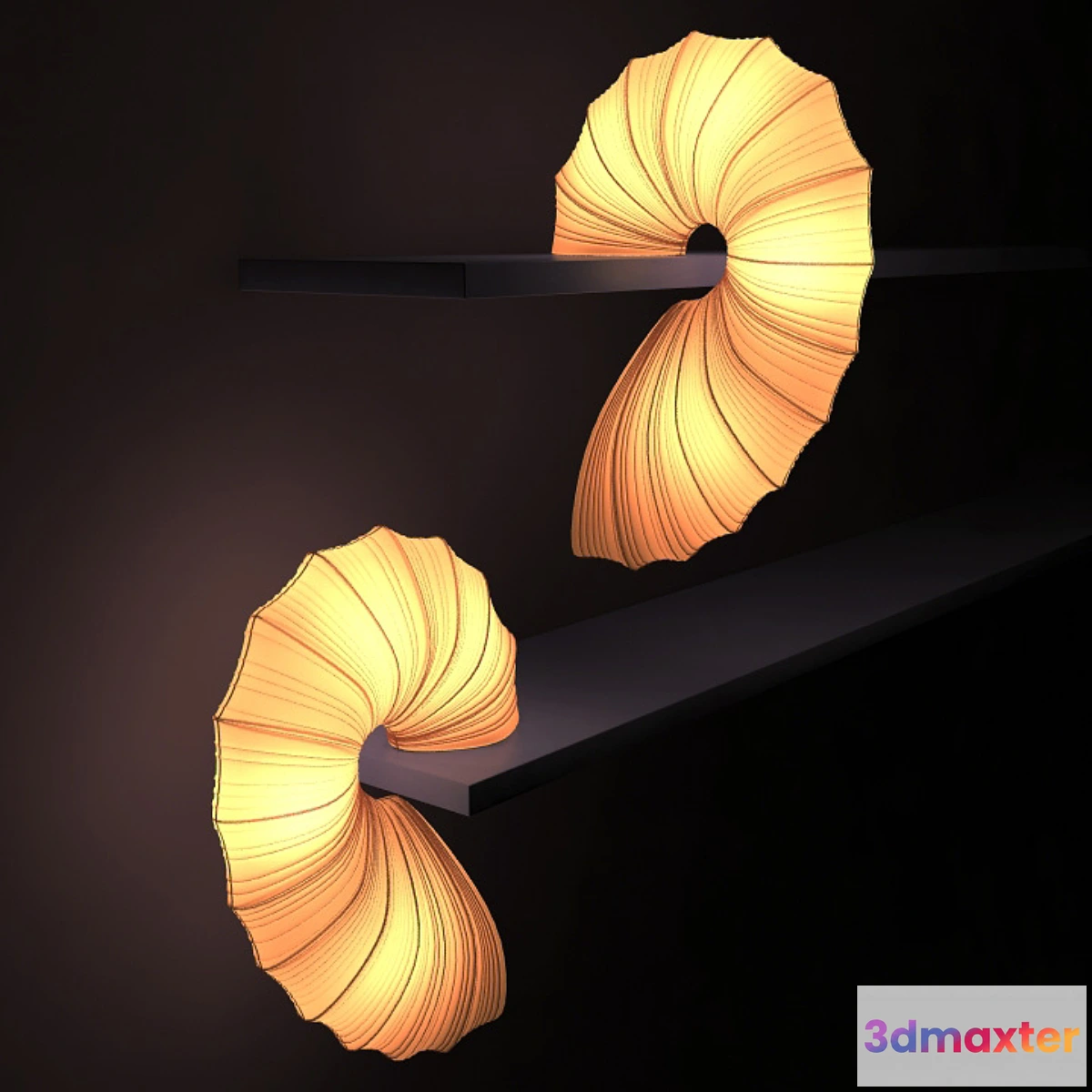 1431716 - Aqua Creations SameSame Shelf Lamp 3D Max