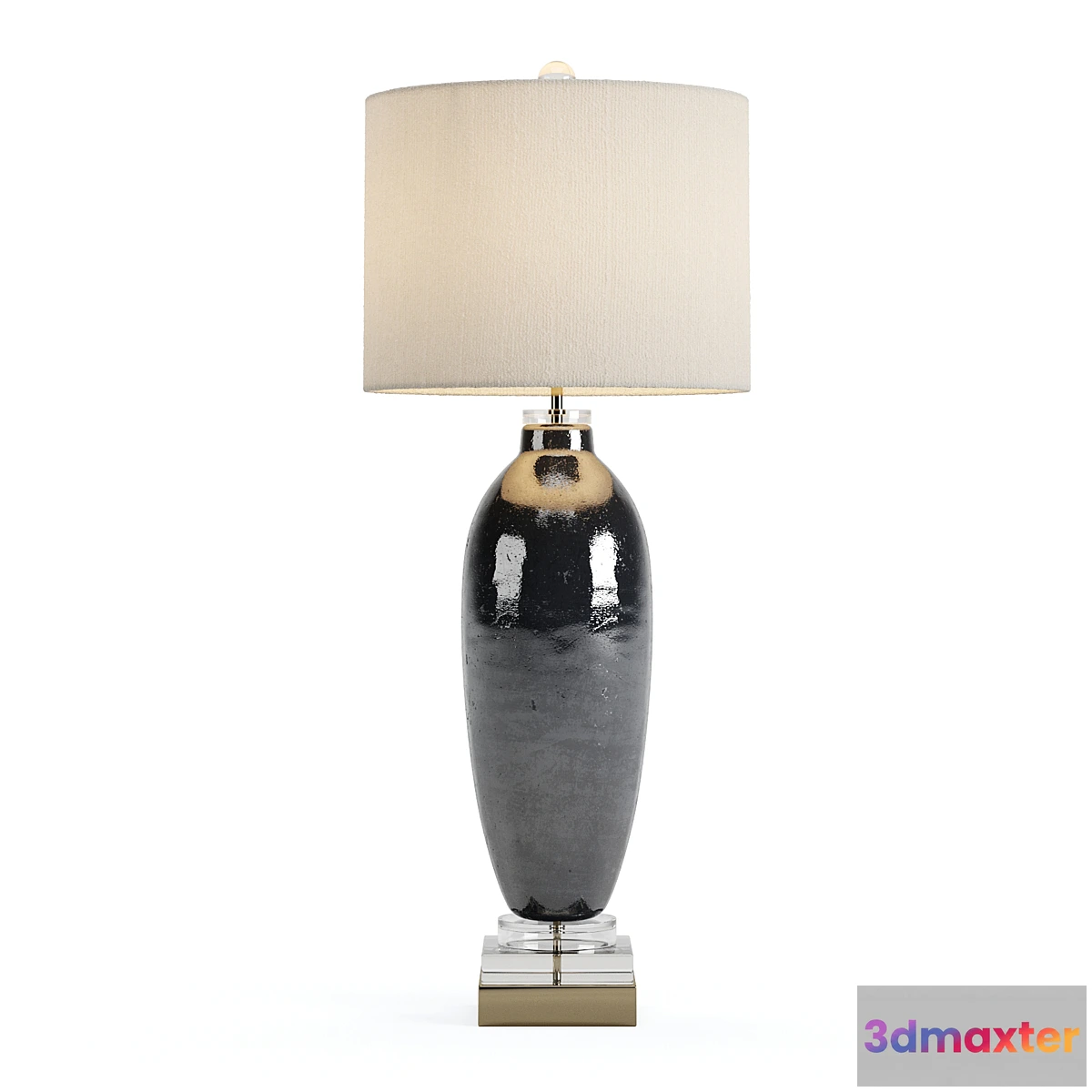 1431952 - John Richard - Smoky Blue Slender Table Lamp 3D Max