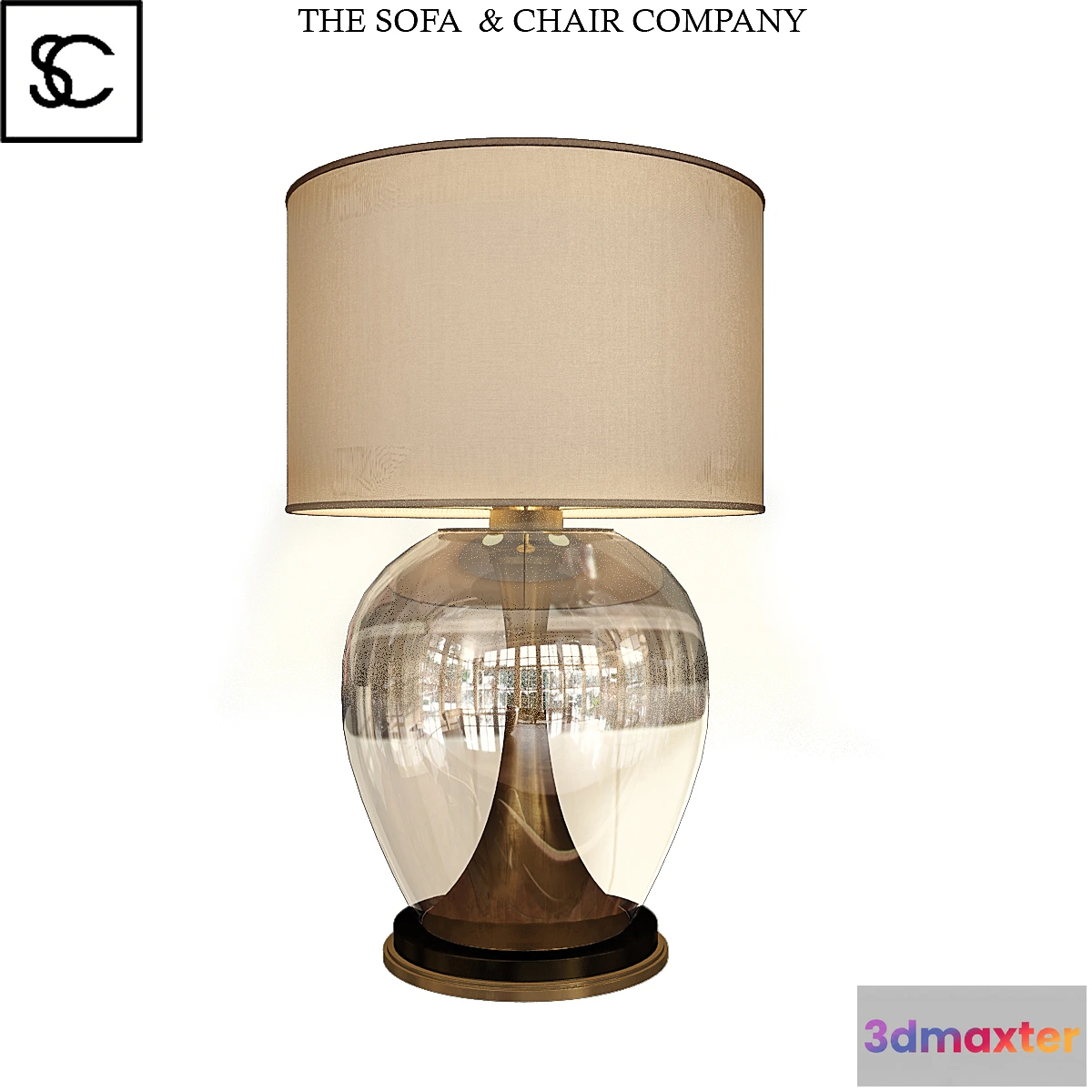 1438884 - CONCAVE BRASS_TABLE LAMP 3D Max