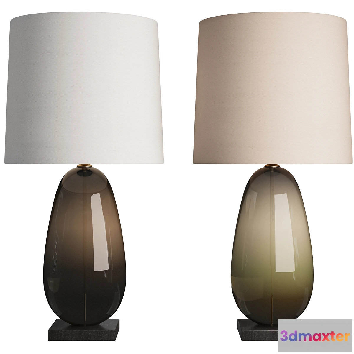 1439860 - Coffee Bean Porta Romana Table Lamp BY Adam Aaronson 3D Max