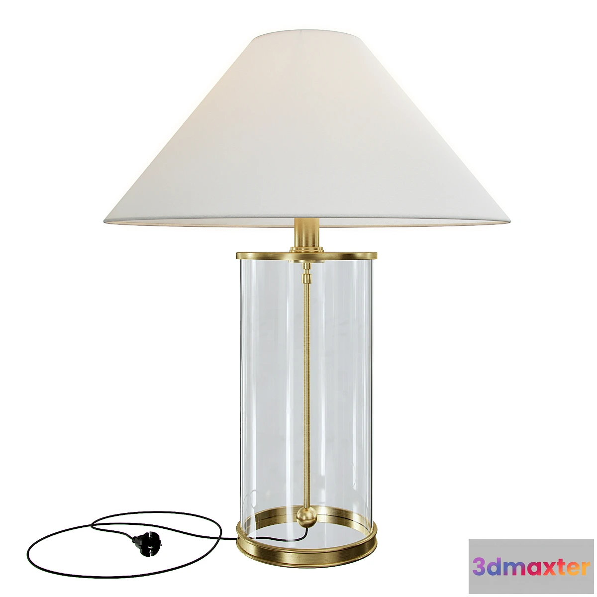 1442642 - Ralph Lauren Home Modern table lamp in natural brass 3D Max