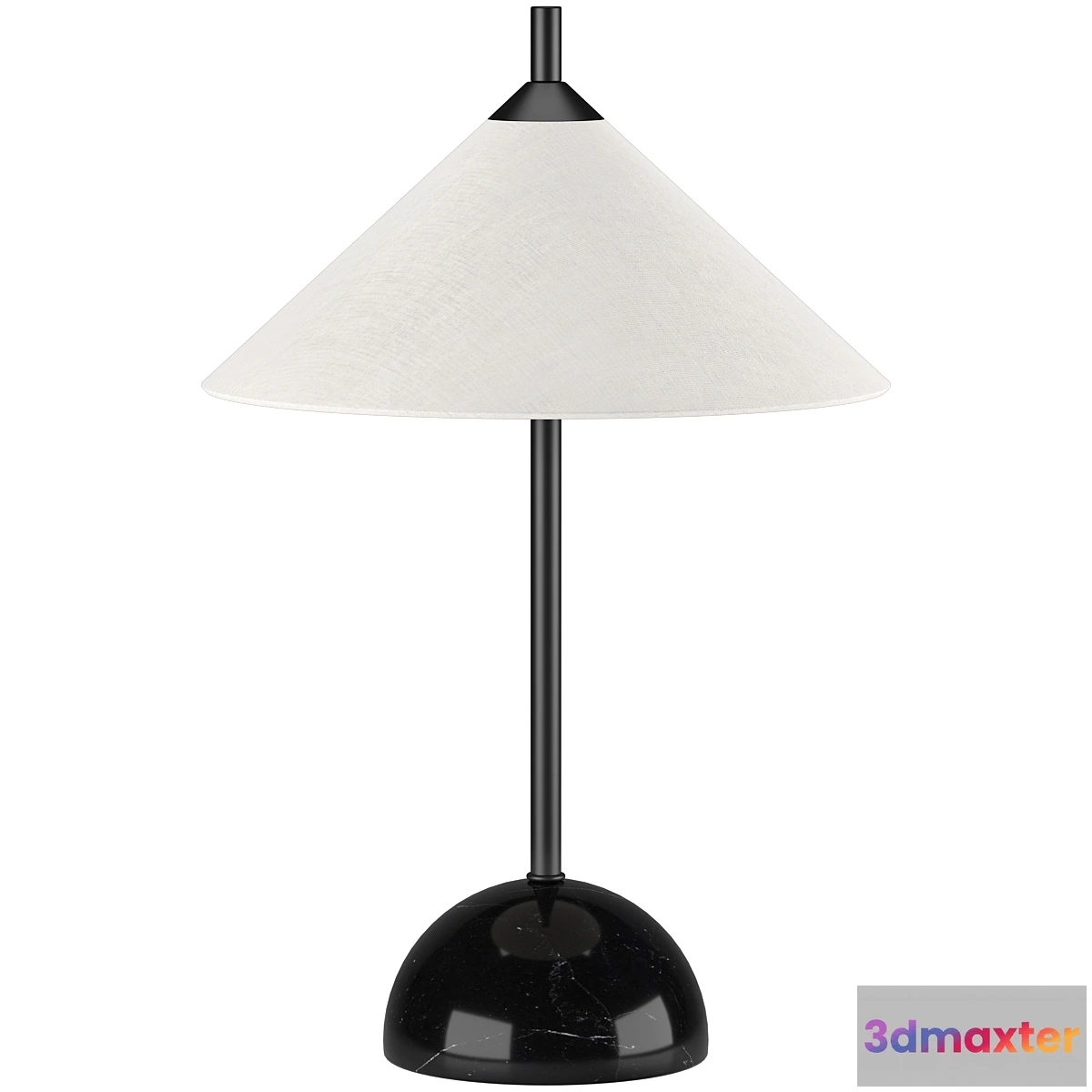 1444122 - Table lamp Tischlampe Vica mit Marmorfuß 3D Max