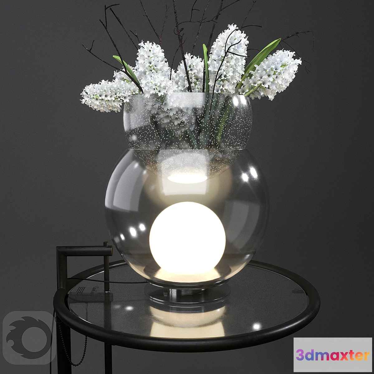 1446180 - Giova_FontanaArte + Adjustable Table E 1027_ClassiCon 3D Max