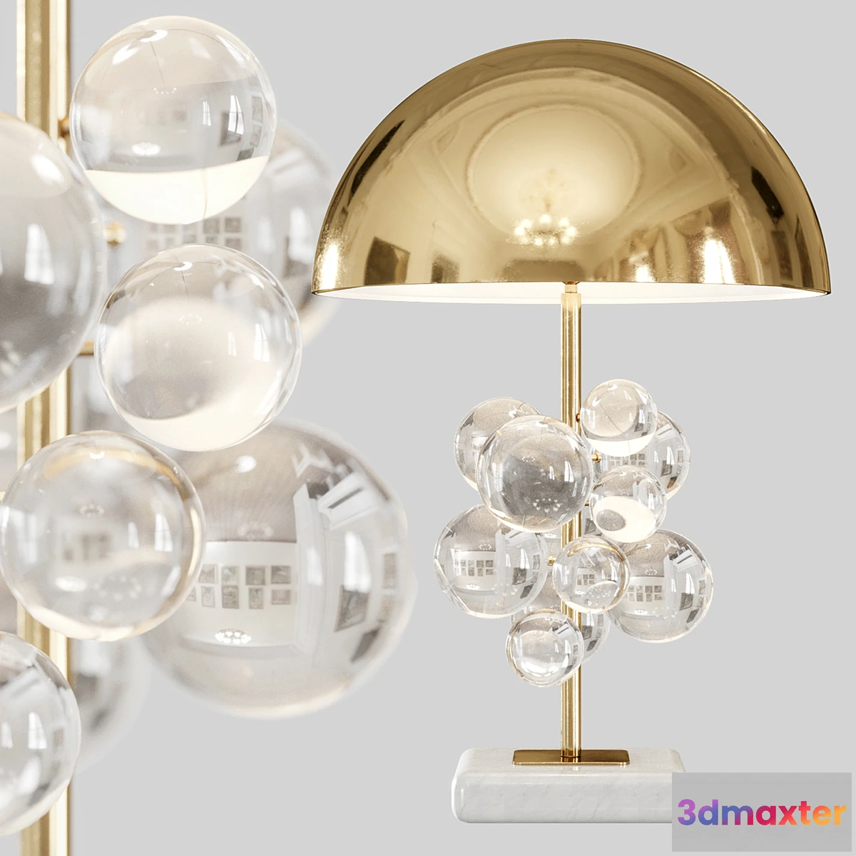 1453204 - Globo Table Lamp II designed by Jonathan Adler 3D Max
