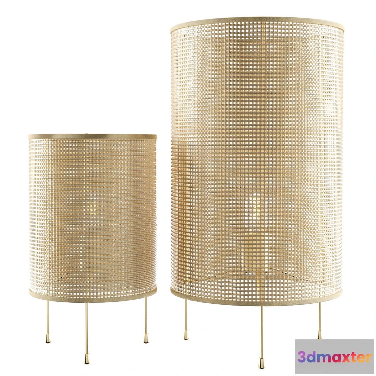 1461072 - Zara Home Rattan Lamp 3D Max