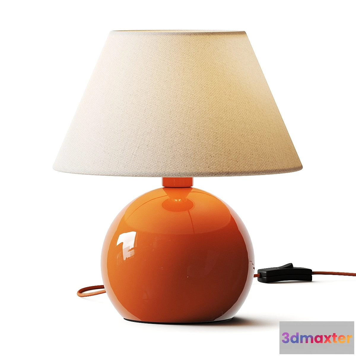 1469596 - Zara Home Terracotta Colored Table Lamp 3D Max