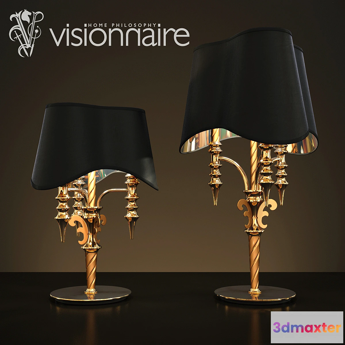 1474410 - Table lamp Amarilli Ipe Cavalli 3D Max