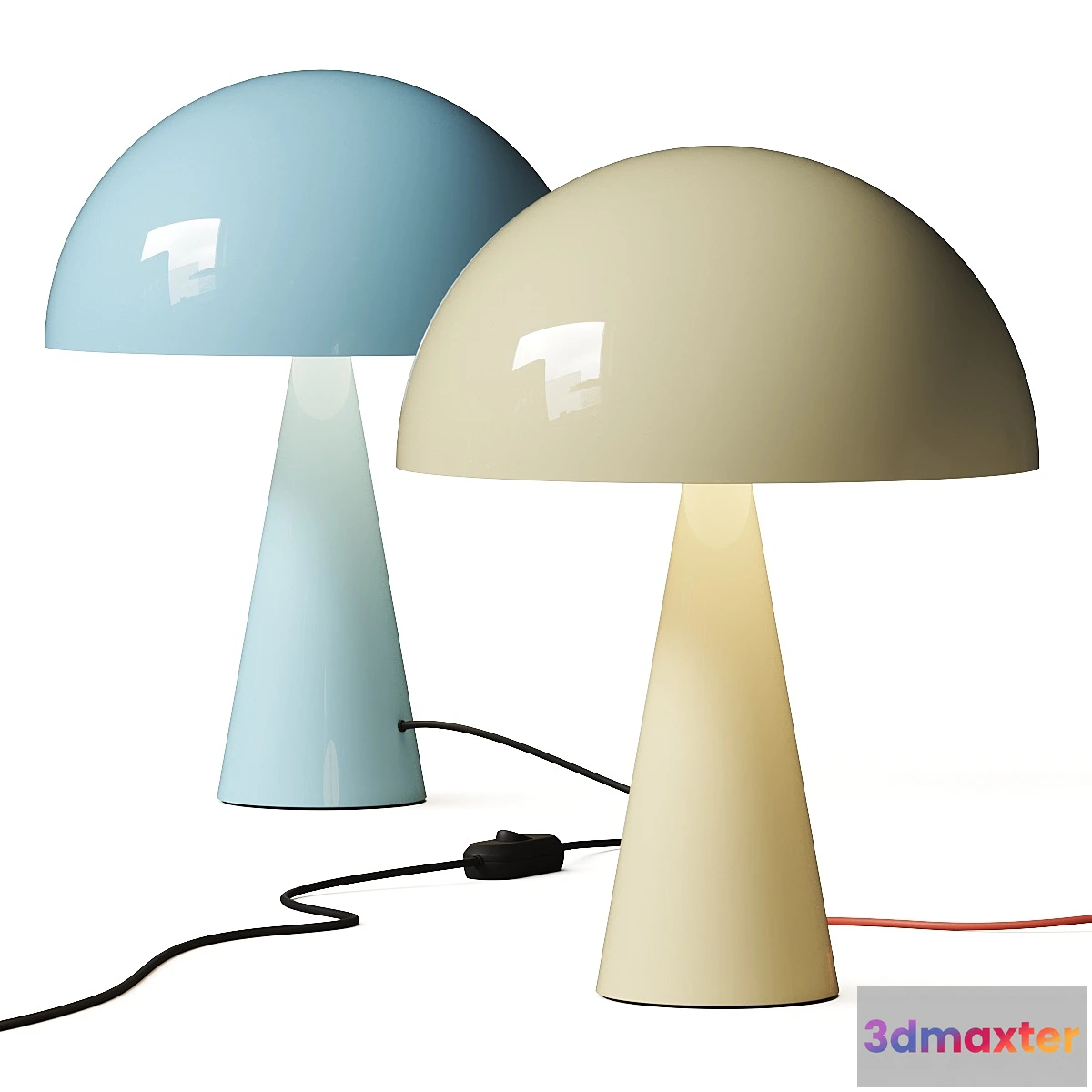 1475340 - Hubsch Mush Mini Table Lamp 3D Max