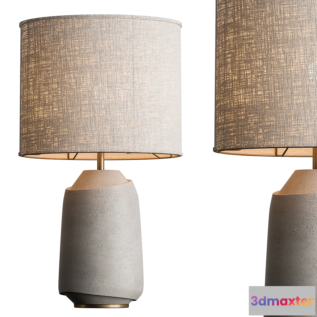 1475562 - Vase Fabric Table Lamp 04 3D Max